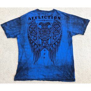 Affliction Blue Graphic Tee - Short Sleeve